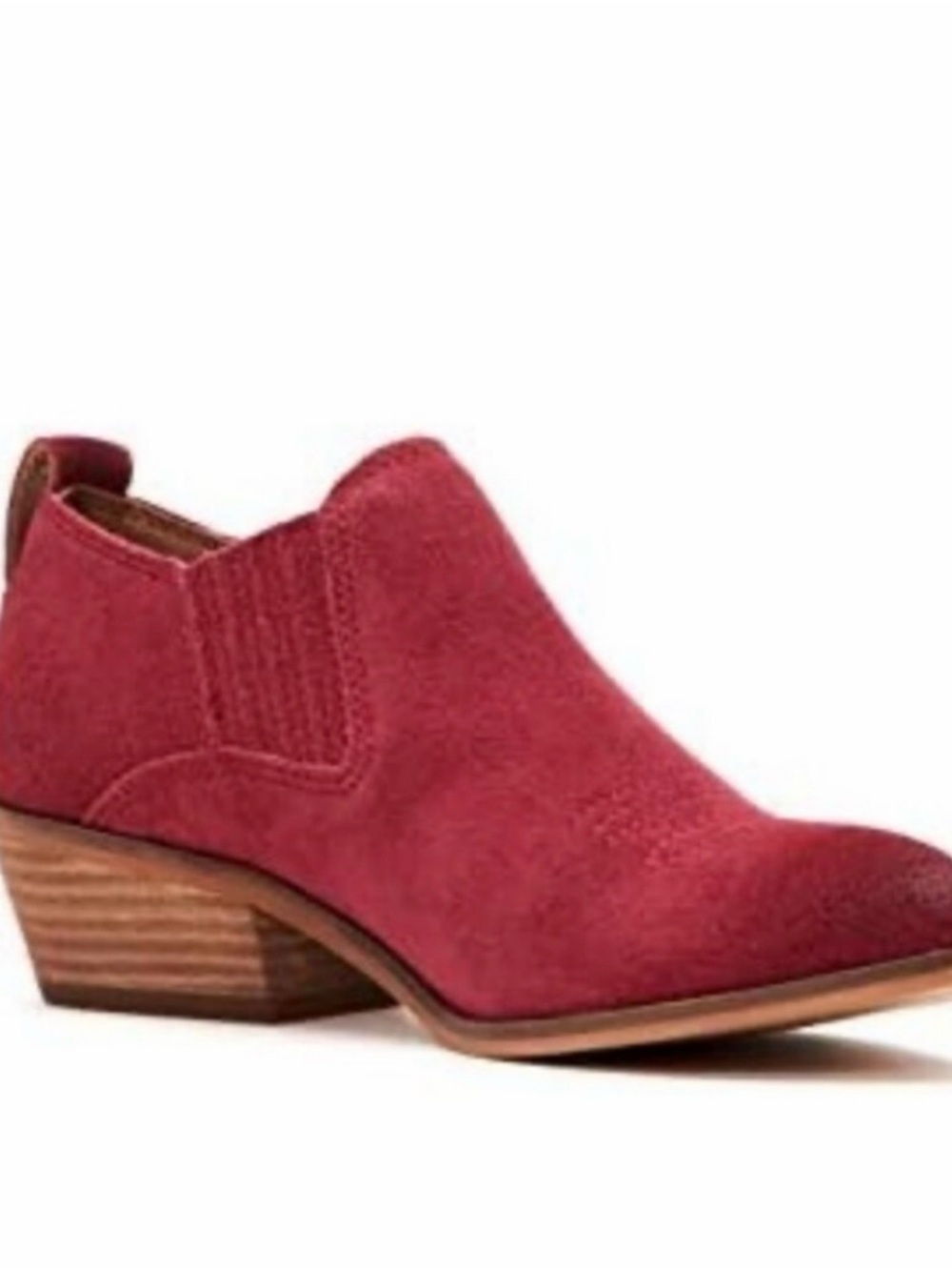 Frye And Co. women's suede low-heel booties